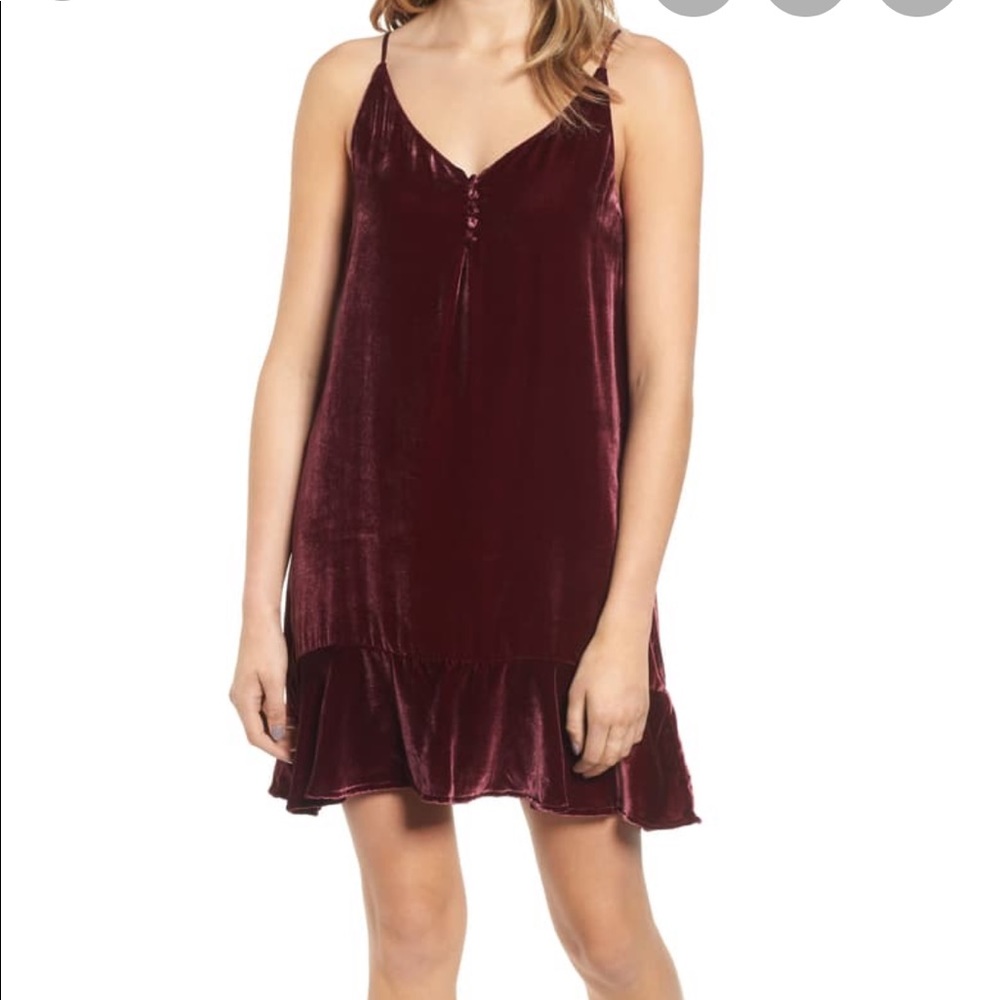 NWT Rails Velvet Slip Dress